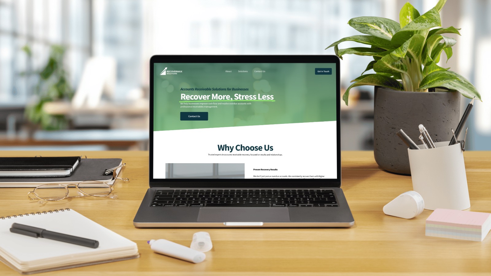 RecoverMax website